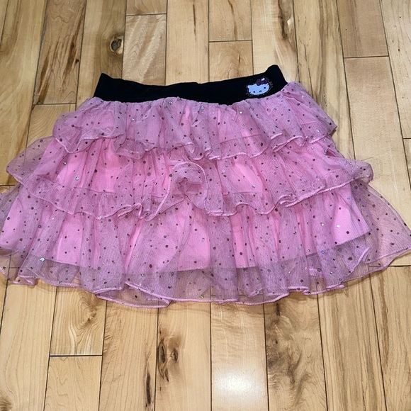 Hello Kitty Tiered Sparkly Tulle Skirt - Picture 1 of 6